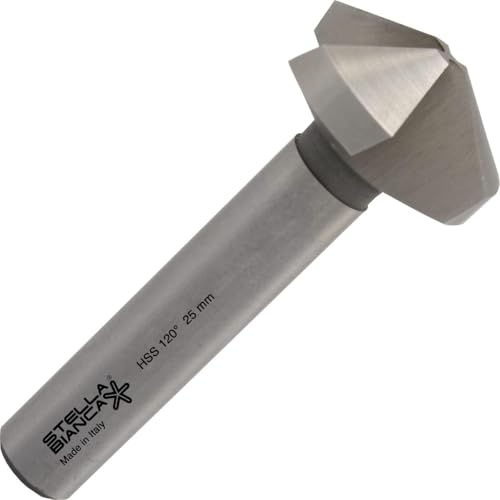 Svasatore HSS a 3 taglienti a 120°