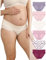 Intimate Portal Culotte Grossesse Slips de Maternité Pliable sous-vêtements Post Accouchement en Coton pour Femme Enceinte Lot de 6 Floreus M