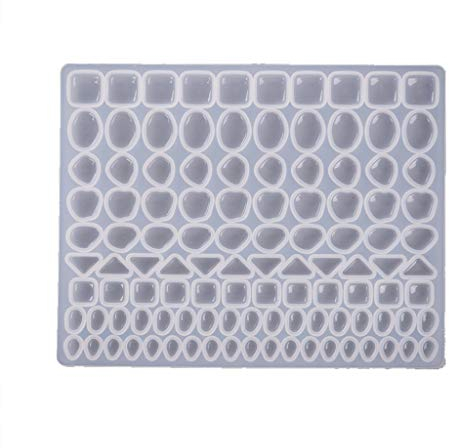 Mosaik-Untersetzer Für Getränkeharz-Gießformen Runder Mosaik-Stein-Untersetzerform Epoxidharz Formen Silikonform Gießform Resin Formen DIY Harz Casting Formen