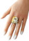 Bernstein Ring MOSAIK sterling Silber 925 Damen Ring Unisex UNIKAT R95