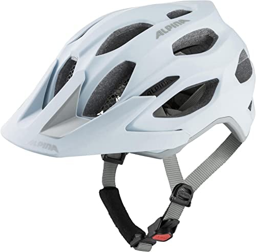 Alpina Carapax 2.0 - Leichter, Stabiler & Komfortabler Fahrradhelm Mit Fliegennetz & Antibakteriellen Polstern Für Erwachsene, Dove Blue-Grey matt, 57-62 cm