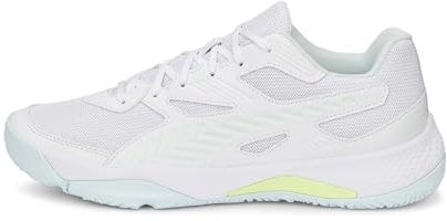 PUMA Unisex Solarflash II Leichtathletik-Schuh, White-Nitro Blue-Fizzy Light, 38 EU