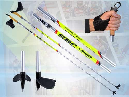 sportlynx X-Rider Carbon Langlaufstöcke Skating Stock Skistöcke (165 cm)