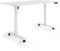 ESMART Germany ETX-121WW 160x80cm Weiß Ergonomischer Steh-Sitz-Schreibtisch auf Rollen Stufenlos elektrisch höhenverstellbar 78,5-128,5cm 3 x Memory Aktivitätserinnerung Soft-Start/Stopp
