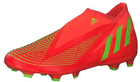 adidas Predator Edge.3 LL FG, Zapatillas de fútbol Unisex Adulto, Rojsol/TMSOGR/NEGBÁS, 46 EU