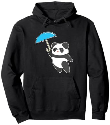 Panda Regenschirm Pullover Hoodie