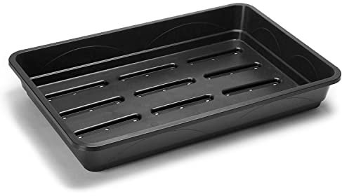 EarlyGrow Heavy Duty 58cm Large Seed Tray with Drainage Holes, Garden Greenhouse Seed Starting, Germination and Plant Growing Tray - 58 x 38 x 9cm