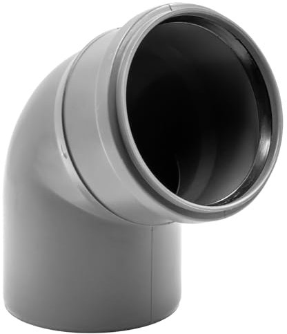 HT-Bogen DN 110 67° grau | 67-Grad PP-Rohrbogen | Steckfitting DN 110, hohe Dichtheit