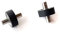 WP-S Roulettes de rechange à l'avant sur la tête de la brosse pour Dreame V9 /V10 / V11 / V12 / V12Pro / T10 / T20 / T30, optimisées, avec roulement, caoutchoutées, silencieuses