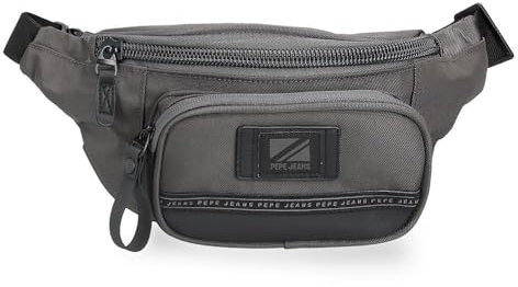 Pepe Jeans Stratford Riñonera Gris 30x13x5 cms Poliéster