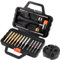 Durchschlag Werkzeug Kit mit Bankblock Splinttreiber Set Roll Punch Roll Pin Punch Set Schlosserhammer Set Hammer mit abnehmbaren Köpfen