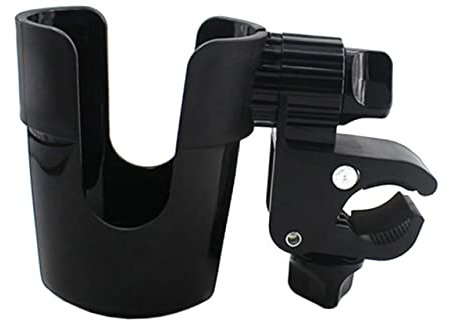 Vaguelly Flaschenhalter Halter für Wasserflaschen Fahrradständer Cruiser-Lenker Babystuhl Fahrradlenker Tasse Kinderwagen Wasserbecherhalter drehbar Getränkehalter Zubehör Flaschenregal Abs