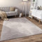 Paco Home Teppich Wohnzimmer Schlafzimmer Kurzflor Skandinavisches Boho Muster Geometrisch Rauten Motiv Einfarbig Weich Modern, Grösse:200x280 cm, Farbe:Grau 7