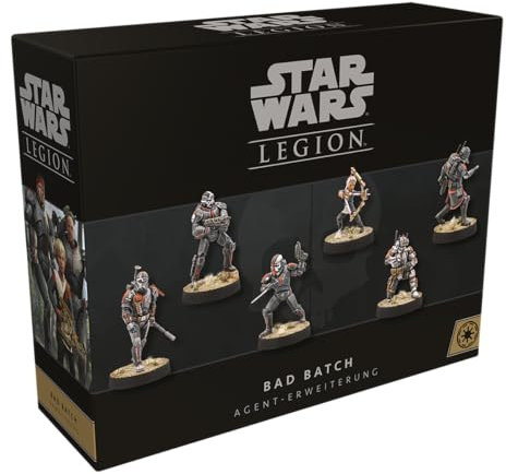 Atomic Mass Games, Star Wars : Legion - Bad Batch Extension pour Tablette 2 Joueurs à partir de 14 Ans et Plus 120-180 Minutes Allemand Multicolore