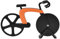 Lybunair Fahrrad Pizzaschneider mit Scharfem Schneiderad, Motorrad Pizzaschneider, Edelstahl Kunststoff Pizzaroller, Pizzarad, Pizzamesser, Doppel Pizza Cutter für Party Pizza