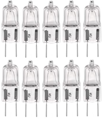 G8 120 V 20 W 35 W 50 W Perle Spot, Doppelnadel, kurze Röhre, Halogenlampe (10 Stück), 20 W, Warmweiß
