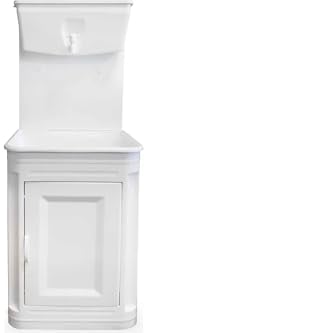 Varile Handwaschstation aus Kunststoff mit Unterbau, Waschbecken und Wasserspender (10L)