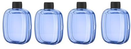 Intelligent Aromatherapy Diffuser 4 Mode Rechargeable Ultrasonic Humidifier Wall Mount Wireless Air Freshener for Bedroom Office (4pcs BlueWindChimes)