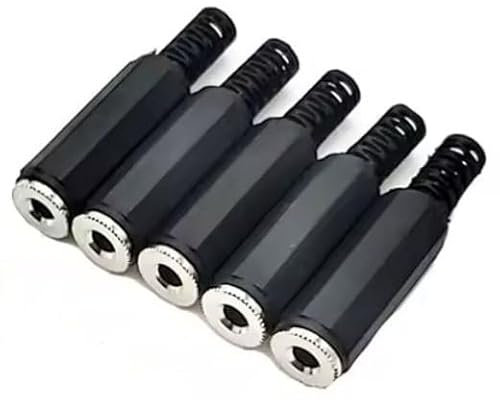 Générique *** 5 Pièces - Lot De 5 Fiches Jack 3,5 mm Stéréo Femelle A Souder - 3 Pôles - Soudure - Prise Casque MP3 - Fiche 3.5mm