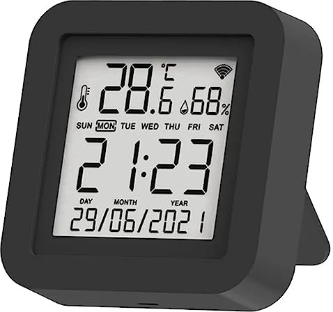 Sctecoau Tuya Smart WiFi Universal IR Sensor Remoto de Temperatura y Humedad para Aire Acondicionado TV AC