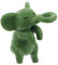 Zerodeko Elephant Plant Holder Animal-shaped Plant Stand Decor Hydroponic Support for Succulents Desk Ornament