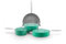 Sur La Table Colour Me Happy 4pcs Cookware Set, Frying Pan, Saucepan, Casserole, Multi-Pan, 10x Stronger Ceramic Coating, Lids with Steam Release, Induction Compatible, Aluminium, Green