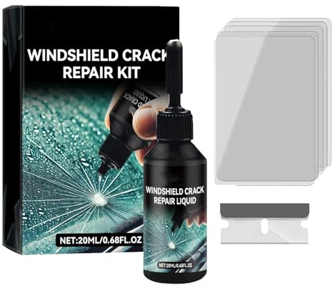 Orgrul Steinschlag Reparaturset Windschutzscheibe, Windschutzscheibe Reparaturset, 2025 Neue Windshield Crack Repair Formula, Glas Reparatur Set Zur Reparatur Langer Rissen, Löchern, Rissen (1)