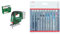 Bosch Akku-Multischleifer EasySander 18V-8 (Ohne Akku; für die DIY-Holzbearbeitung; 3x Schleifblätter; 20x Schleifpapier) + Accessories 10tlg. Stichsägenblätter Set (für Holz und Metall, Zubehör)