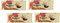 Forno Bonomi:  Sfogliatine Glassate  Pasta sfoglia glassata 135 gr - confezione da 4 - totale 20 Oz [ Italiano]