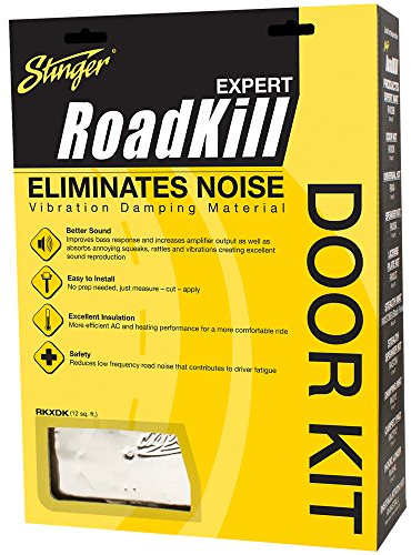 STINGER RKXDK Roadkill 2mm Dämm-Material für Türen 6er Pack (6X 30x60cm=1,1m²) - Door Kit