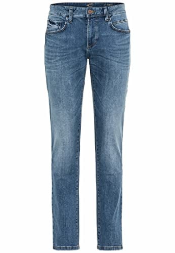 camel active Herren Regular Fit 5-Pocket Jeans aus Baumwolle Hellblau, menswear-42/34