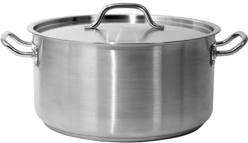 Yato yg-00044 – Low Stockpot W/Lid SS 36 x 18 cm 18,3l