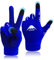 FINGER TEN Handschuhe Kinder Winter Jungen Mädchen 1 Paar Blau Strickhandschuhe Alter 5-11 Unisex Touchscreen Gloves Laufen Warm RadfahrenHandschuhe Sport Fahrrad Fußball Täglich