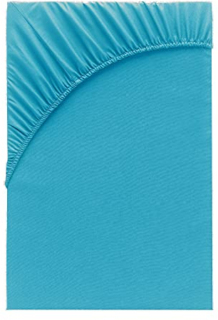 Class Home Collection Spannbettlaken 140x200cm - 160x200cm Jersey Baumwolle Türkis