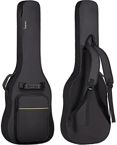 CAHAYA Electric Guitar Bag Gig Bag 6mm Padding Backpack Padded Soft Guitar Case Black CY0226