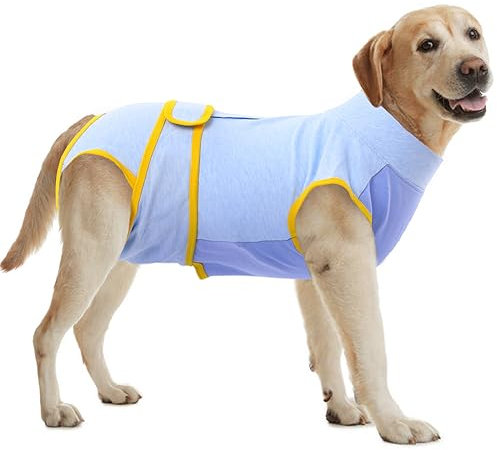 Erholungsanzug für Hunde und Katzen nach Operationen, Erholungsshirt für männliche und weibliche Hunde, Bauch-Wunden, Bandagen, Kegel, E-Kragen, Alternative Anti-Lecking Haustier-Chirurgische Erholung