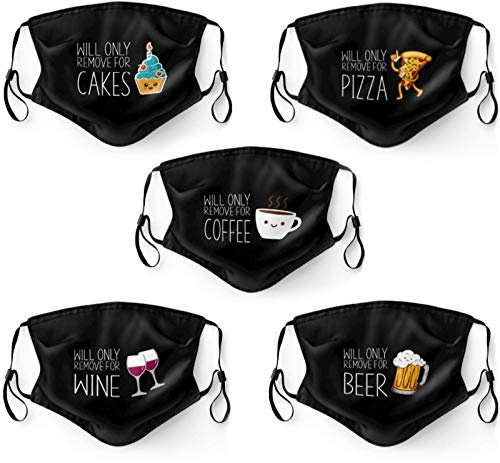 6 Stück Weihnachts-Gesichtsmasken, waschbar und wiederverwendbar, Unisex, atmungsaktiv, bequem, weich, verstellbare Ohrschlaufen, Design-Bandanas, Anti-Staub-Abdeckung, Schutz für Outdoor-Radfahren