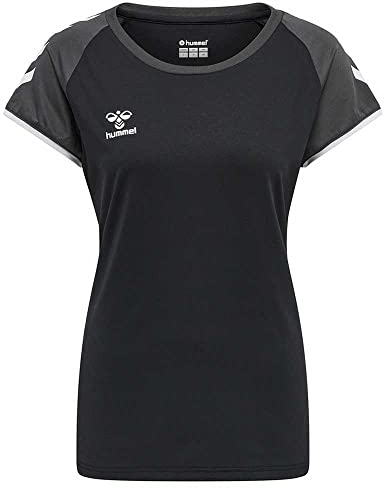 hummel hmlCORE Volley Stretch T-Shirt Damen F9001 schwarz, XS Damen