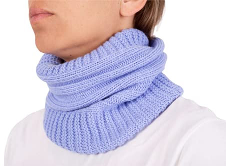 Scaldacollo Misto Cashmere Uomo Donna Made In Italy Sciarpa Anello Cappellino Cachemire Invernale Unisex Lana Merino Nero Grigio Bianco Beige Scialle Calda Taglia Unica Pashmina Coprispalle (Lilla)