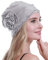 osvyo Chemo Kopfbedeckung für Damen,Turban Mütze für Frauen, Krebs Beanie Haarausfall versiegelte Verpackung HELLGRAU