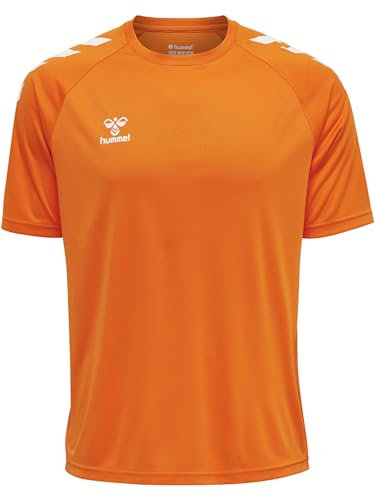hmlCORE XK CORE Poly T-Shirt S/S, ORANGE Tiger, L