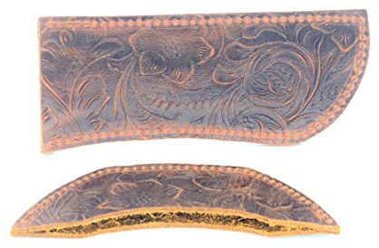 JJNUSA Leather Cast Iron Handle Cover，Skillet Handle Cover, Handmade Leather Handle Protector