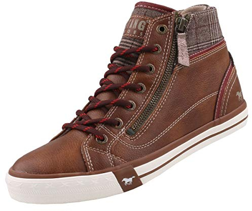 MUSTANG Damen High-Top Sneaker Braun, Schuhgröße:EUR 45