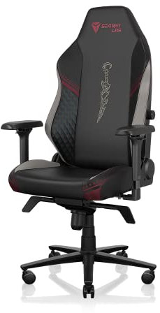 Secretlab TITAN Evo Pyke Gaming Chair - Reclining & Heavy Duty Computer Chair with 4D Armrests - Magnetic Head Pillow & Lumbar Support - Up To 180KG - Black - Leatherette
