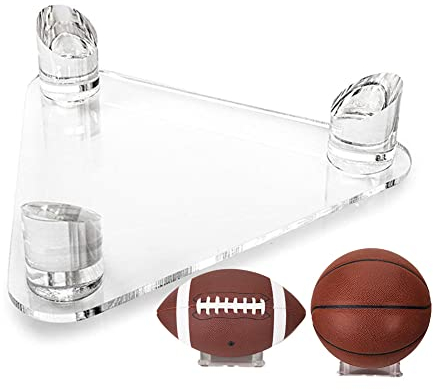 LICHENGTAI Ballständer Ball Ausstellungsstand Basketball Ständer Display Acrylständer Football Halterung Transparent Halter für Fußball Basketball Volleyball Rugby Ball