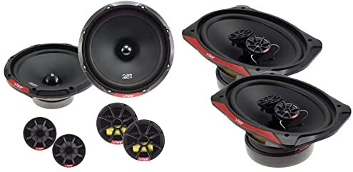 VIBE Slick 6.5” Component speaker - 90/270 W, Black & Slick 6” x 9” Triaxial speaker - 160/480 W (RMS/MAX), Black