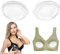 CUKIN BH Einlagen Silikon BH Pads Herausnehmbaren BH Einlagen Silikon Push Up Bikinis UnterwäSche BH Einsätze Pads