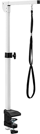 Fudajo Supporto e Cappio per Tavolo da toelettatura Cani e Gatti, con Morsetto a Vite