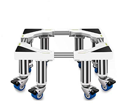 YHJZSM Base de Support de Machine à Laver réglable Longueur/Largeur 40-68 cm Support inférieur pour réfrigérateur congélateur Hauteur 10-14 cm Support de Refroidisseur de vin pour éviter