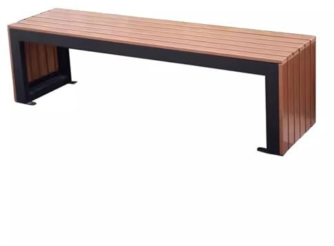 LYXXJRYBHD Panchina, Panchina da Esterno, Panchine da Giardino, Sedie da Giardino, per Giardino, Corridoio, Camera da Letto, Piscina(Color:Brown,Size:Large)